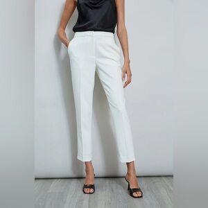 NWT Elie Tahari Slim White Pant